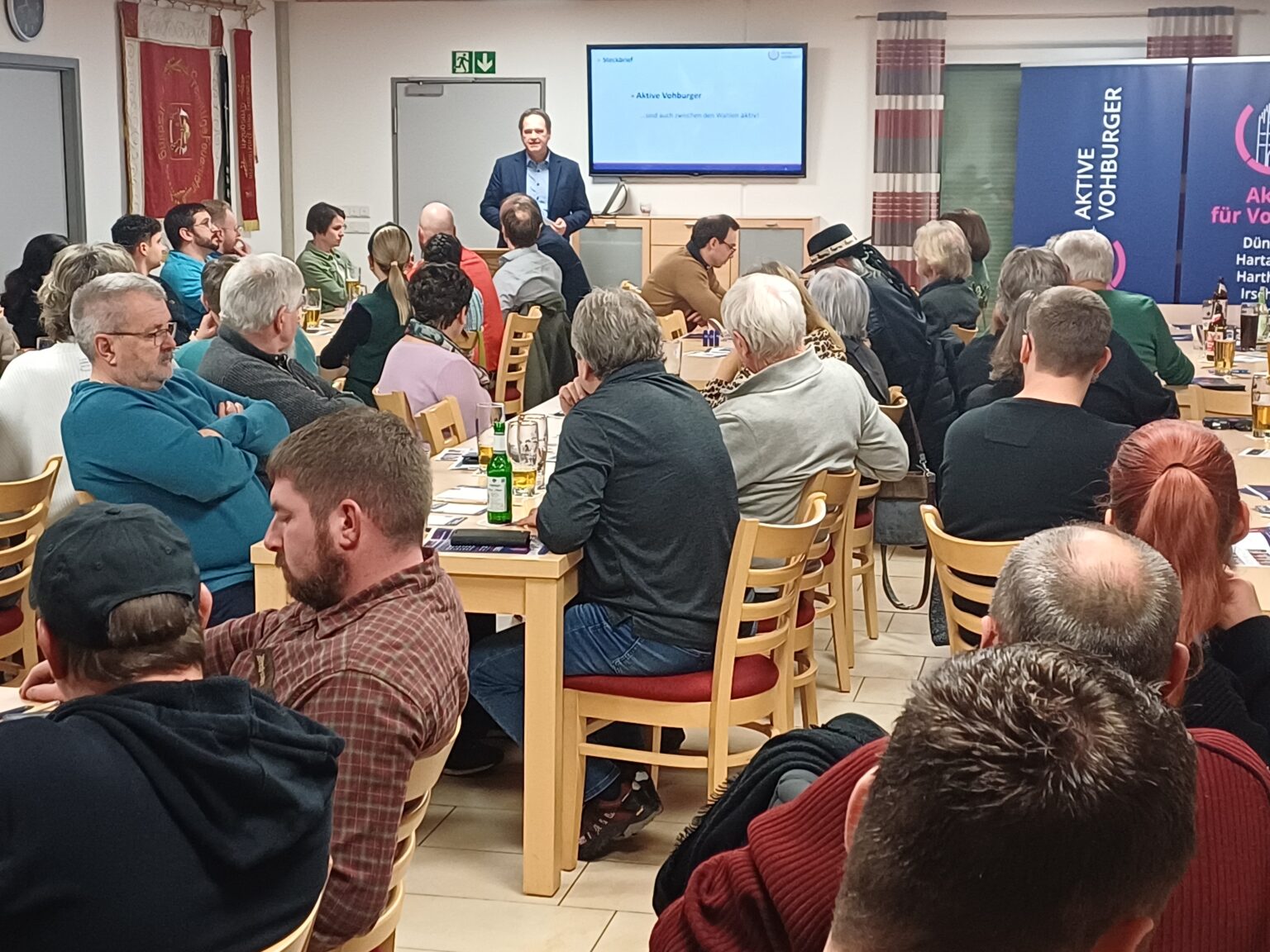 Unser Vorstand Marcus König begrüßt die Anwesenden