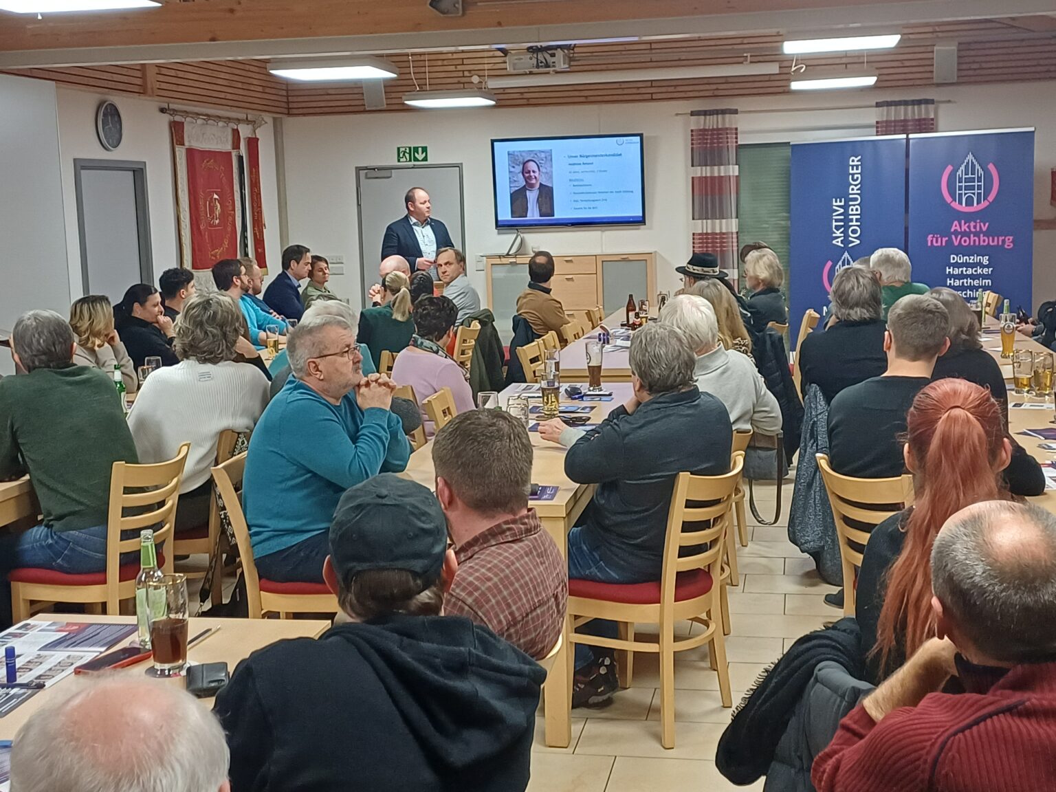 Unser Vorstand Marcus König begrüßt die Anwesenden