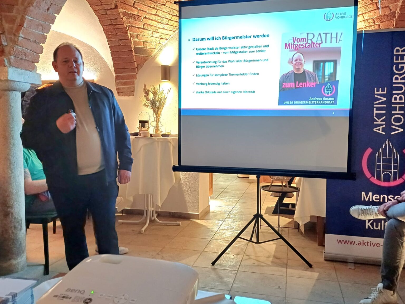 Andreas Amann stellt sich und seine Agenda vor