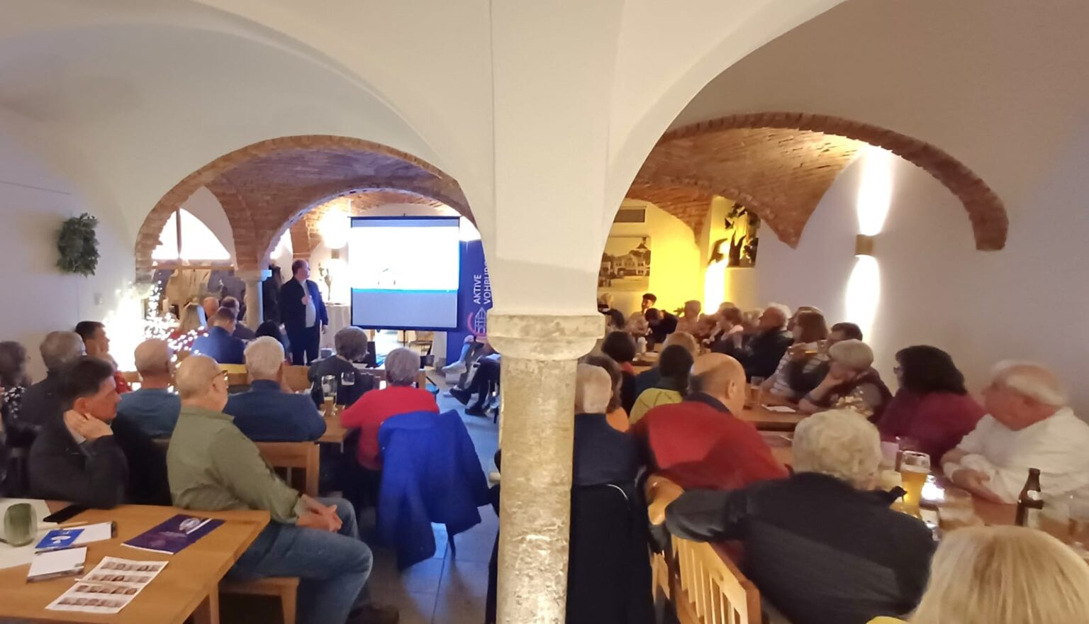 Großer Andrang im Gewölbe