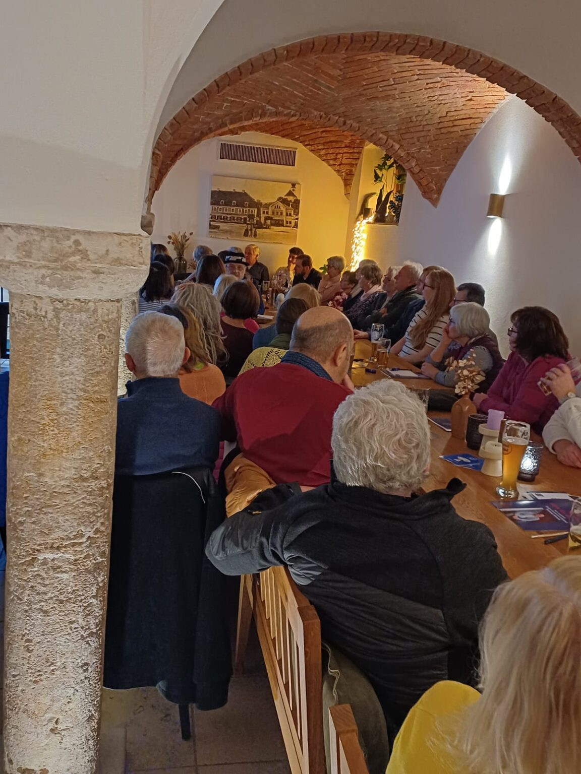 Großer Andrang im Gewölbe